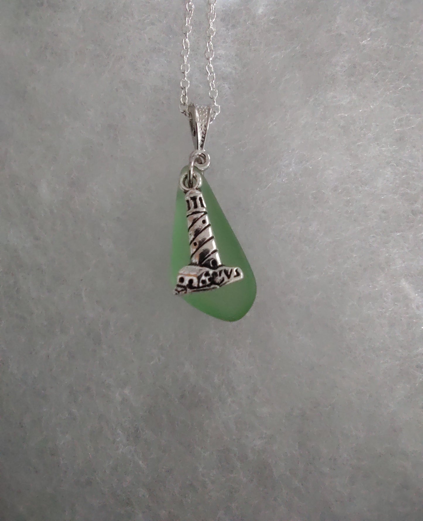 Sea Glass & Lighthouse