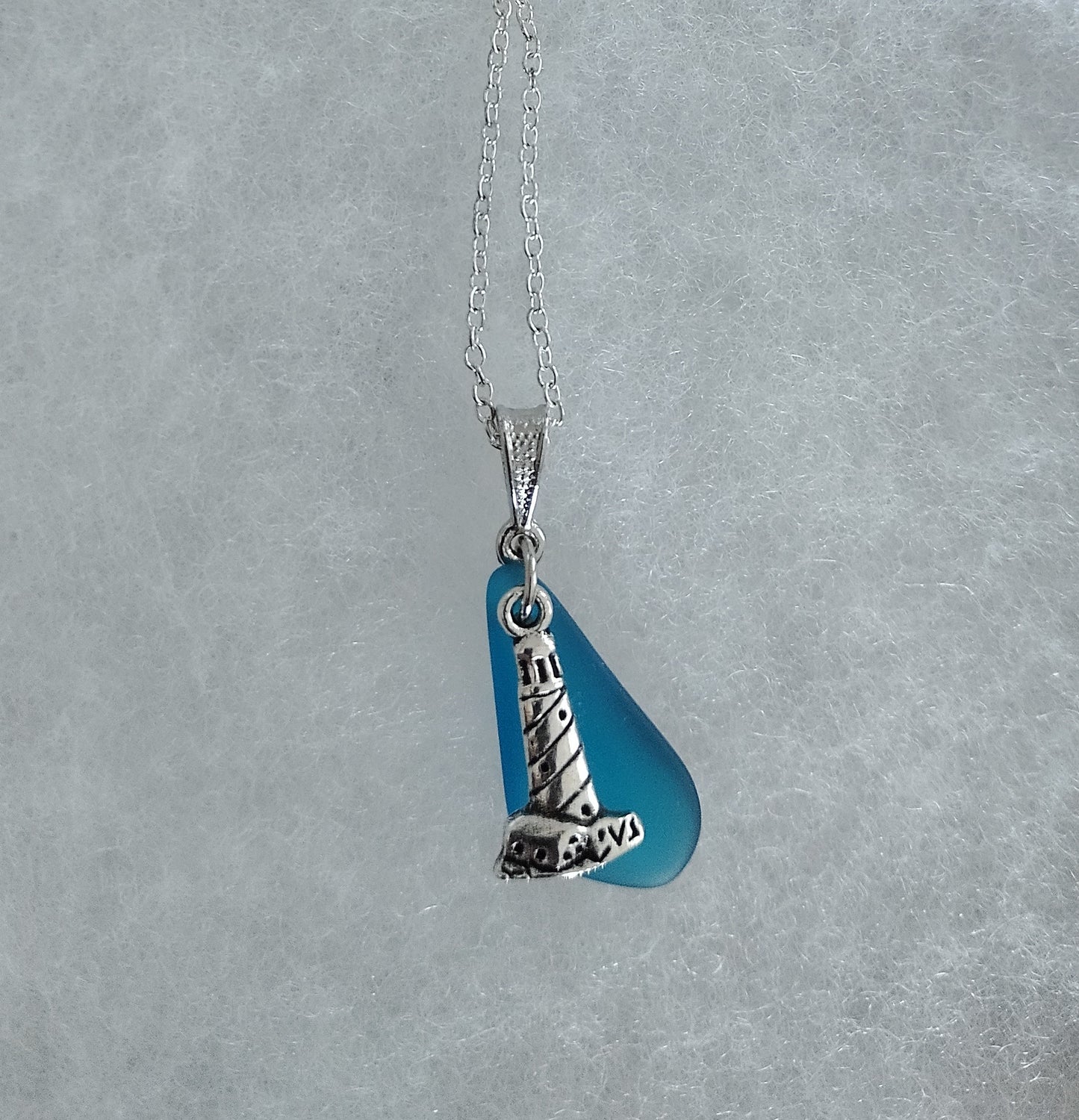 Sea Glass & Lighthouse