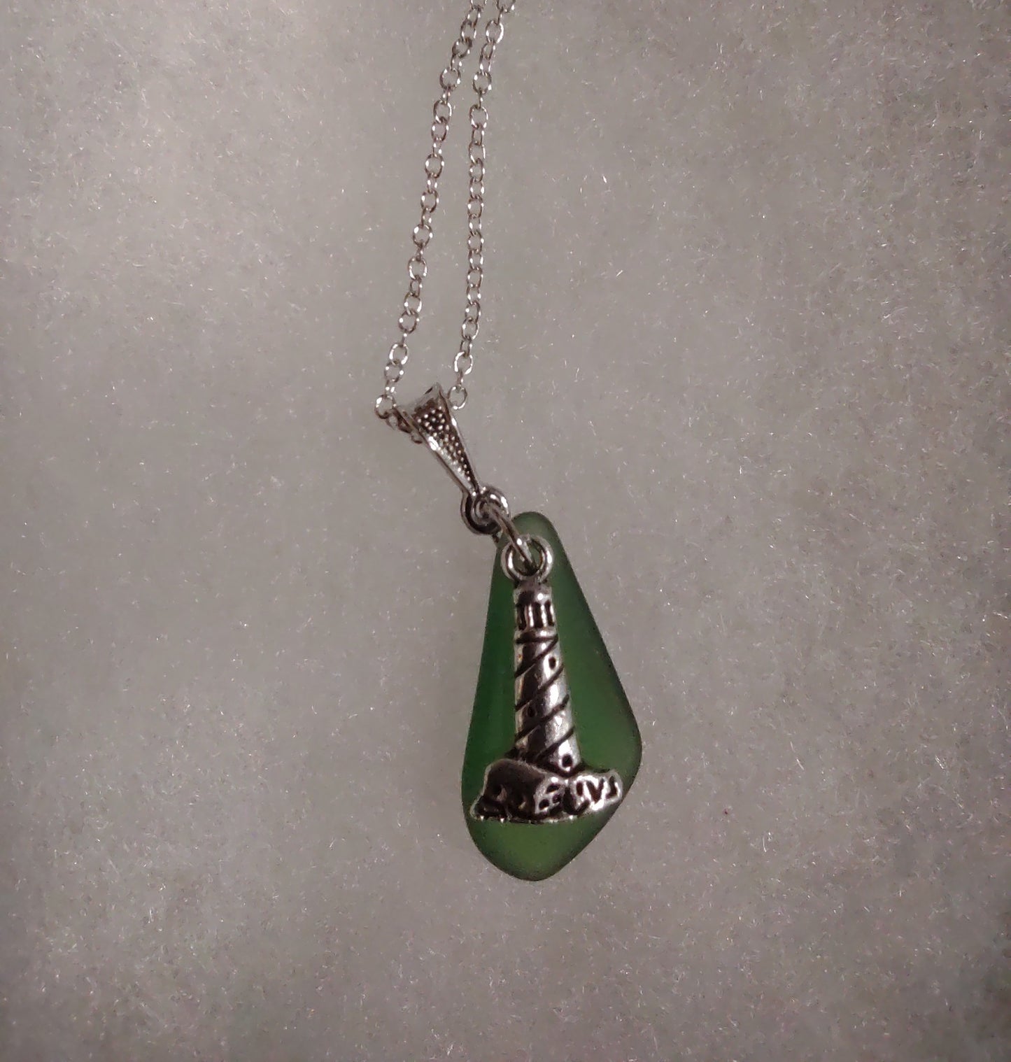 Sea Glass & Lighthouse