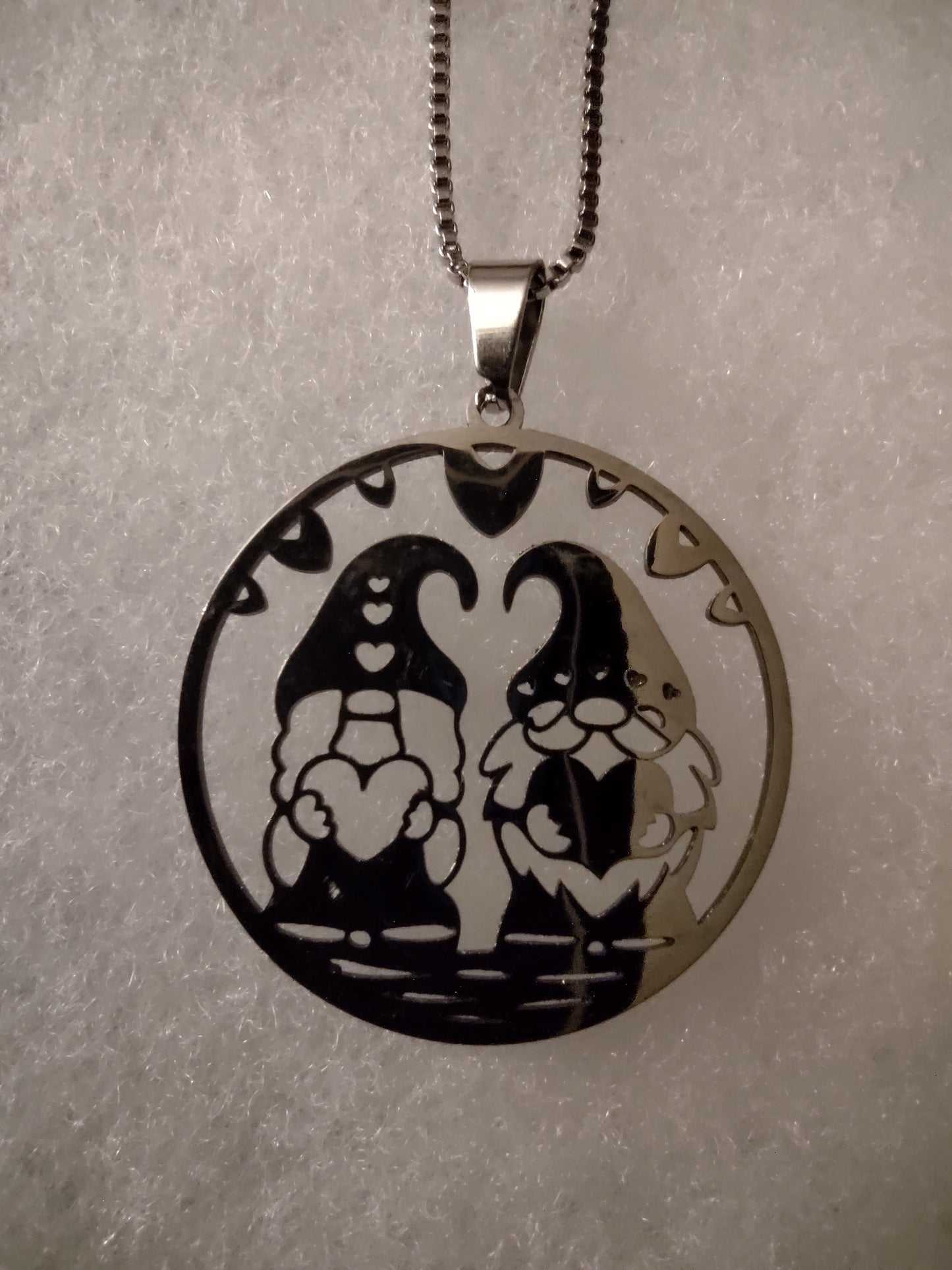 Silver Gnome Necklace